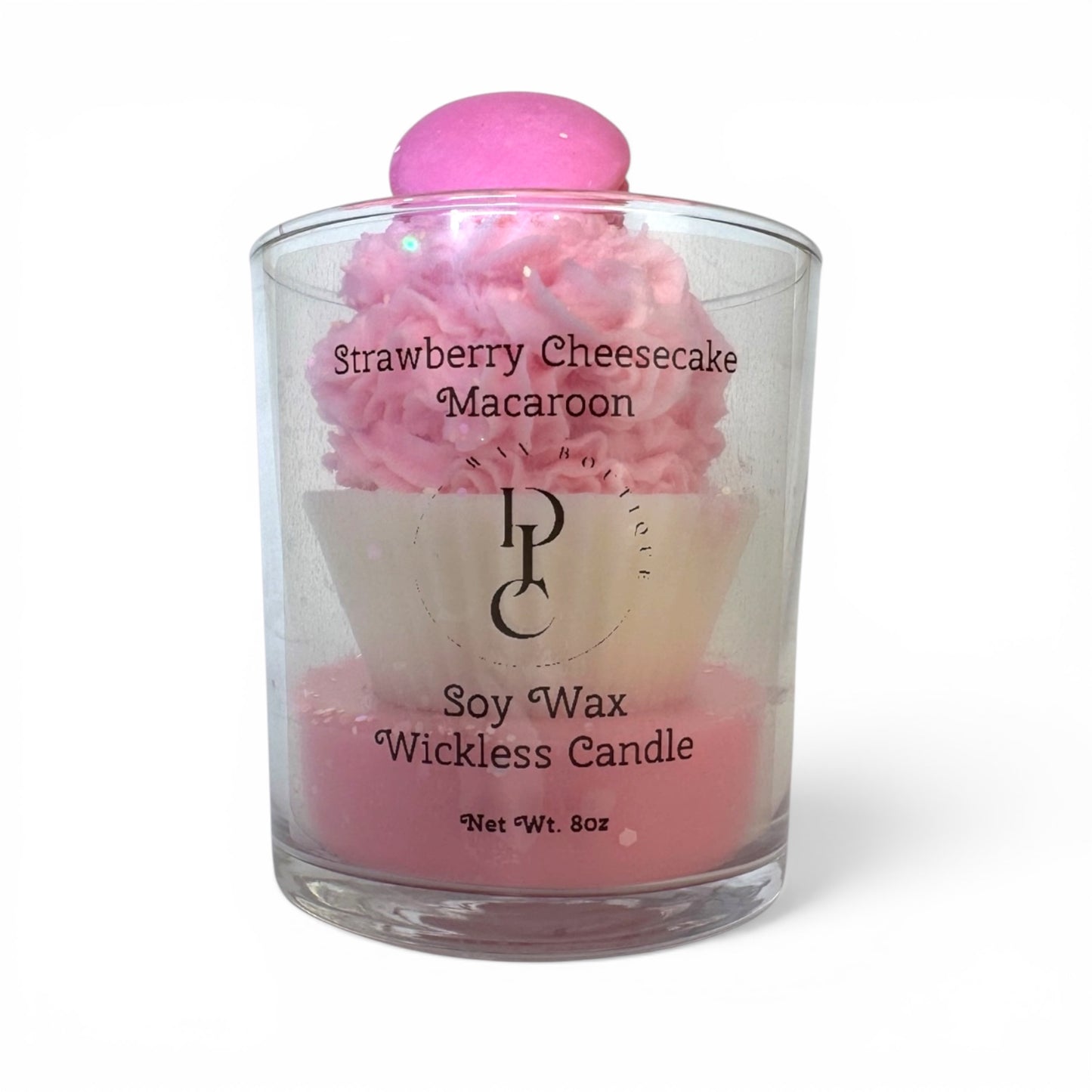 Strawberry Cheesecake Wickless Soy Candle