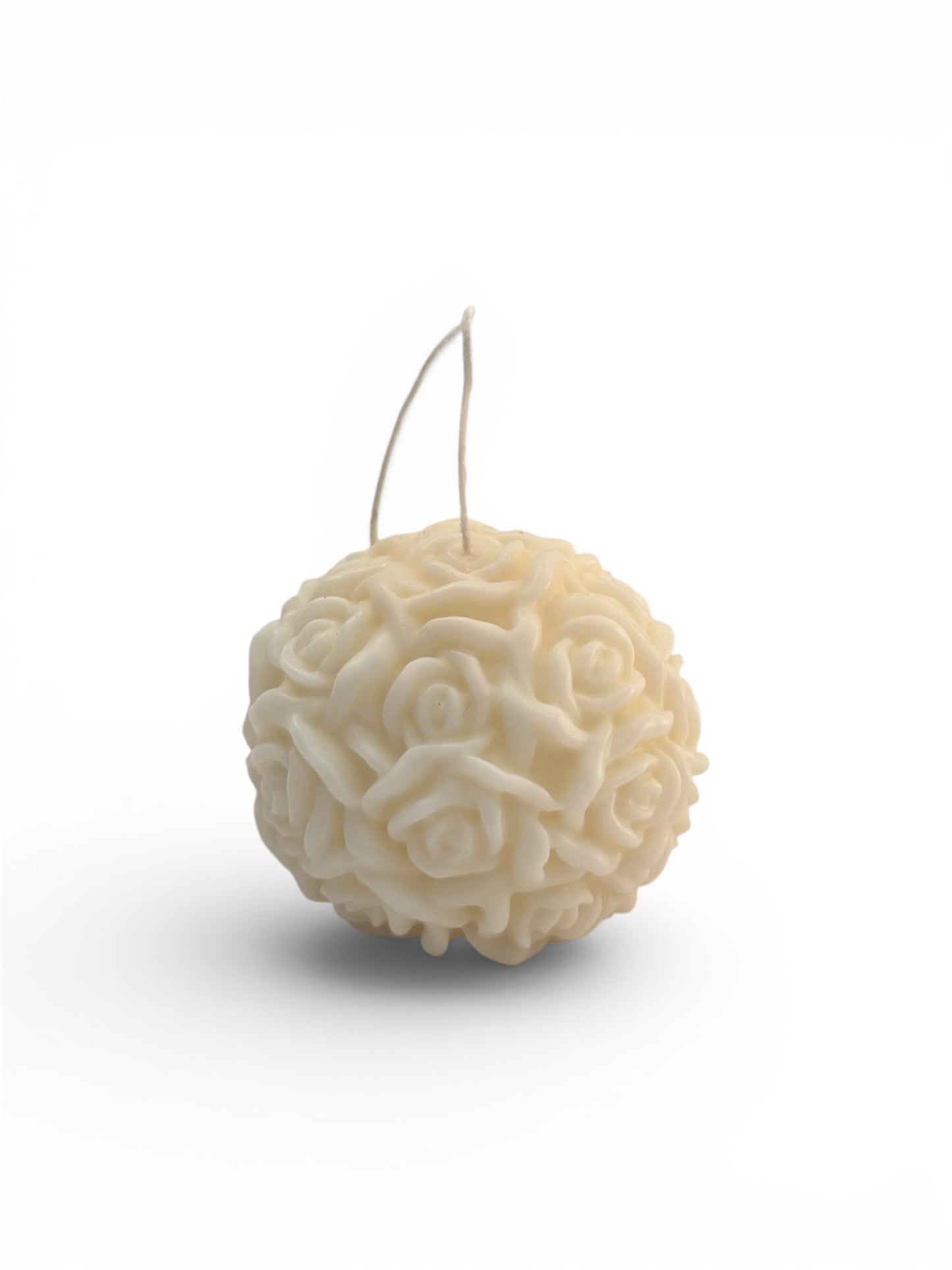 Ball of Roses Sculptured Soy Wax Candle